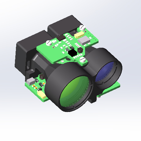 Micro laser rangefinder module